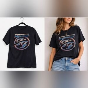Foo Fighters Black Graphic Short Sleeve Tee